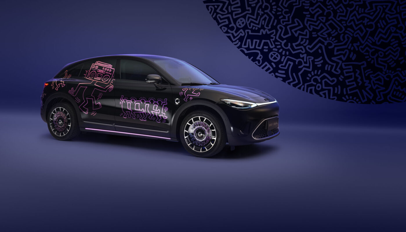 Weltpremiere: smart #3 Keith Haring „Celebrating the Streets“ Art Car